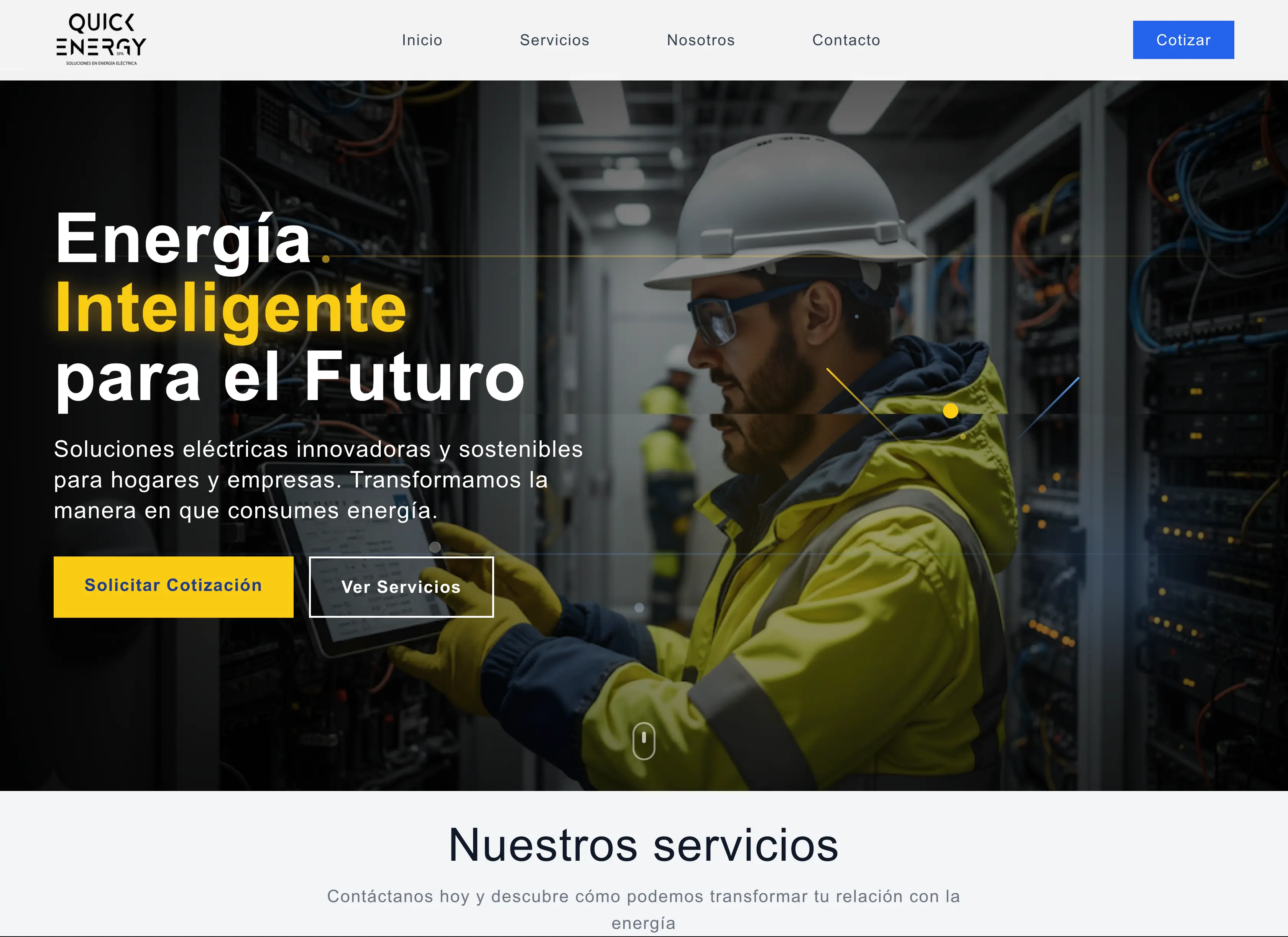 QuickEnergy - Landing Page